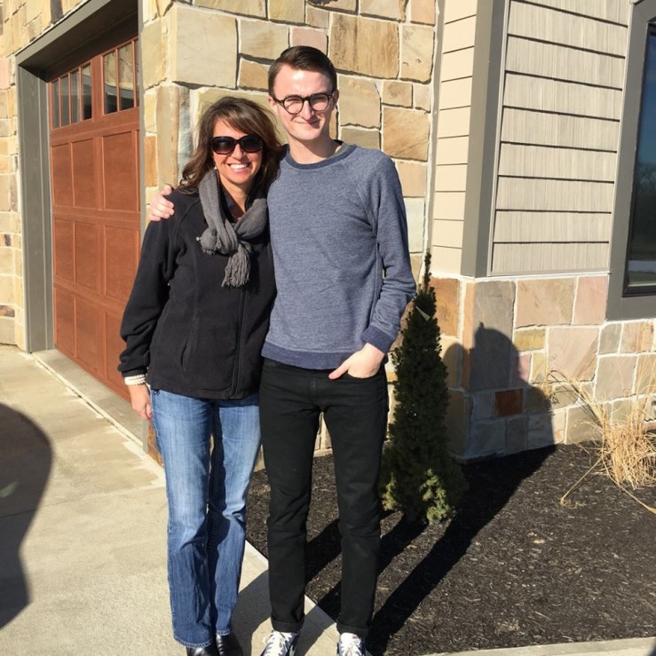 Alex Busse with his Mom | Bethel University